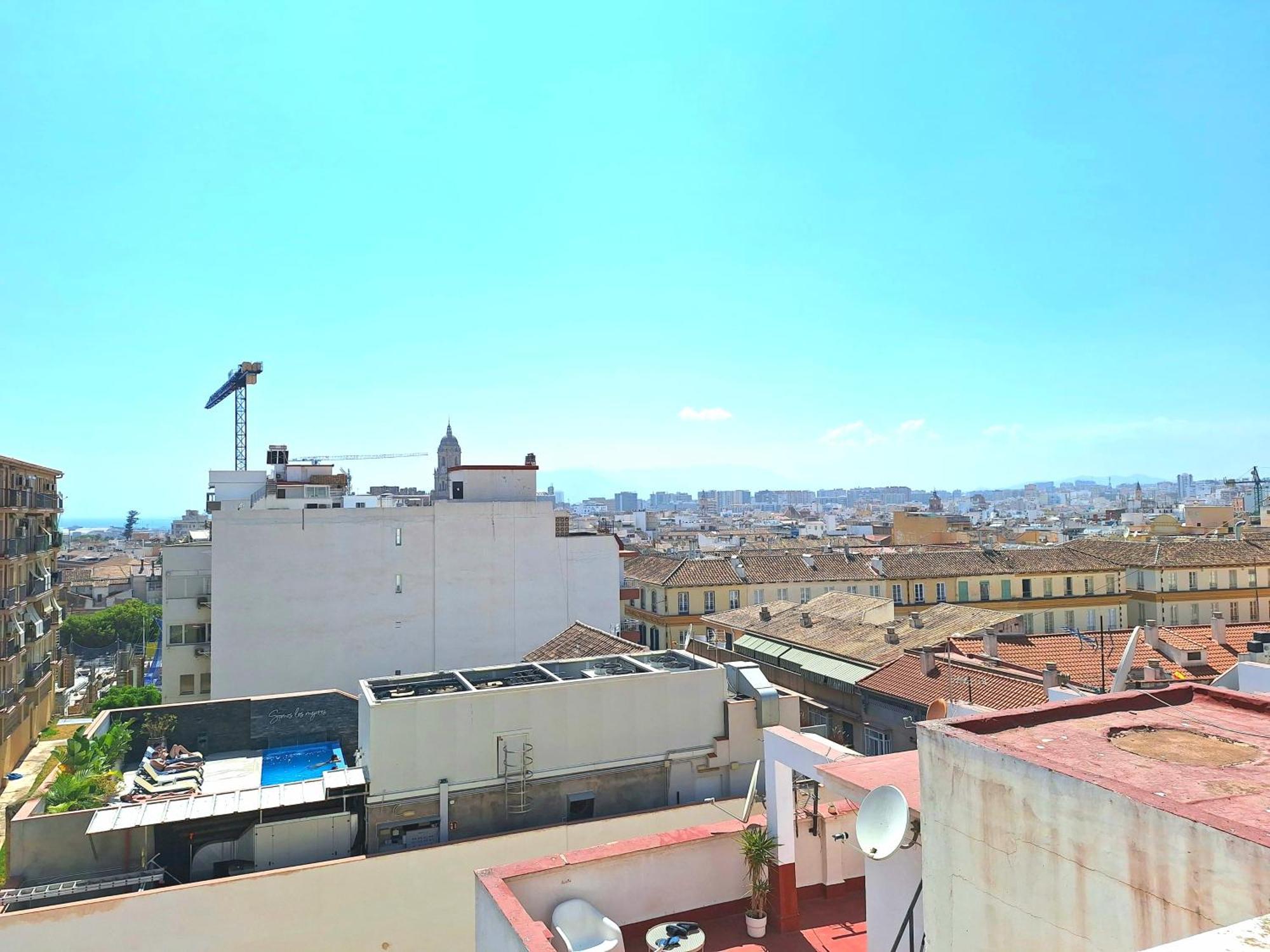 Malaga Centre Rooftop Terrace With Panoramic Views Exterior photo