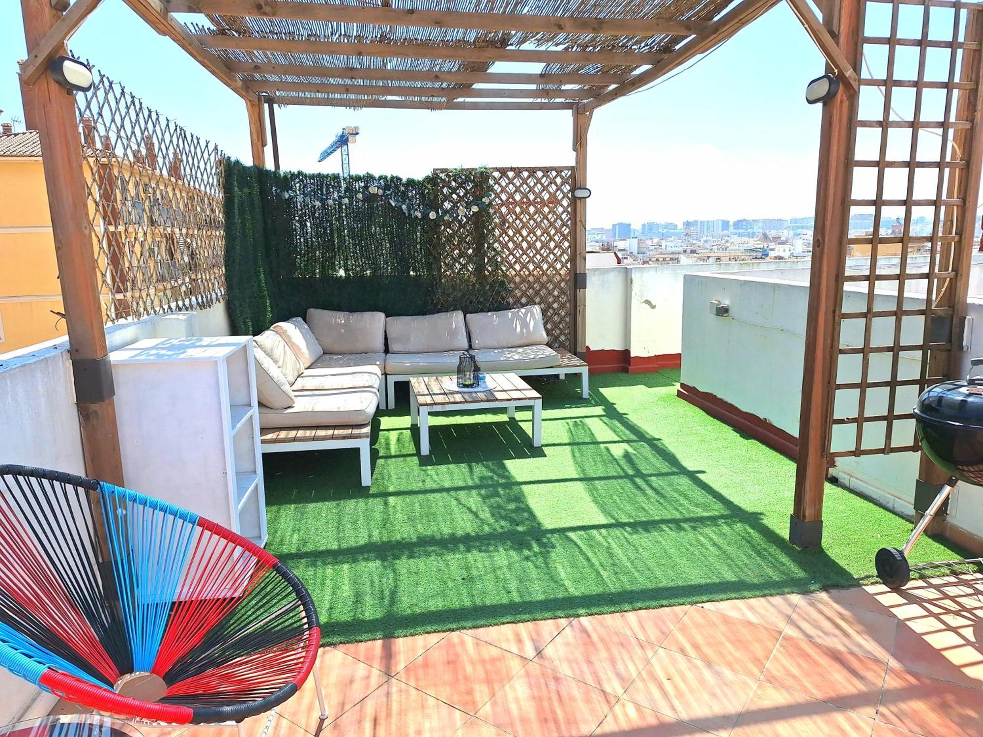 Malaga Centre Rooftop Terrace With Panoramic Views Exterior photo